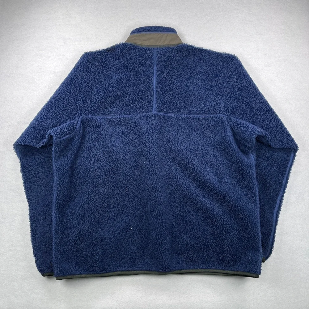 VTG Patagonia Classic Retro-X Fleece Jacket Mens XXL Blue Green Full Zip 23055